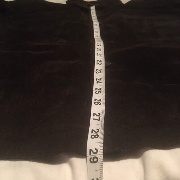 Merona coat Mens Large chocolate brown genuine suede leather lined oversized - Picture 6 of 8